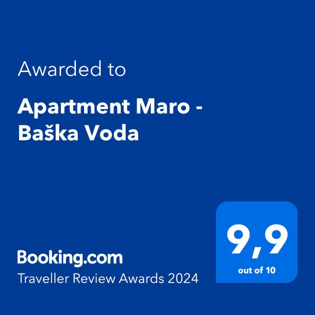 Apartment Maro - Baška Voda Exteriér fotografie